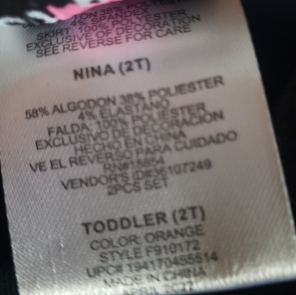 Counting Daises Black Cat Polka Dot Tutu Legging Set - Size 2T - Picture 12 of 12